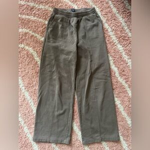 GAP Wide Leg Vintagesoft Tan Sweatpants